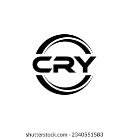 CRY Logo Design, Inspiration for a Unique Identity. Modern Elegance and Creative Design. Watermark Your Success with the Striking this Logo.