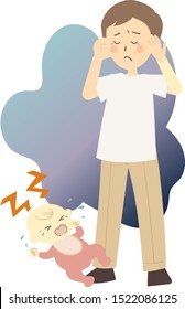 A crying baby and a lost father