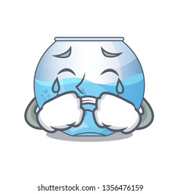 Crying bowl aquarium in the character shape