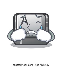 Crying button A on a character komputer