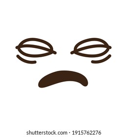 crying cartoon face emoticon icon vector illustration design