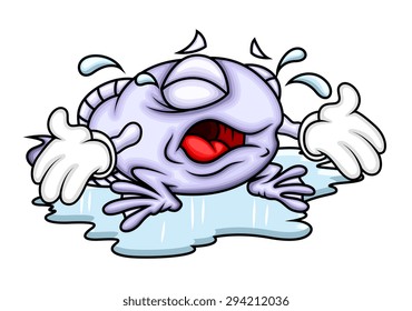 Crying Cartoon Tadpole
