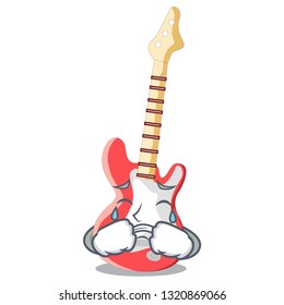 Crying character electric guitar 