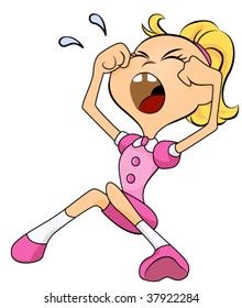 Crying Child - Vector