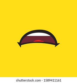 crying design concept vector template, design for print or media social