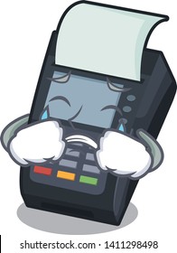 Crying EDC machine in the cartoon shape