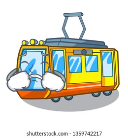 Crying electric train toys in shape mascot