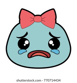 crying emoji face icon