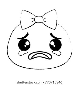 crying emoji face icon