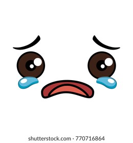 crying emoji face icon