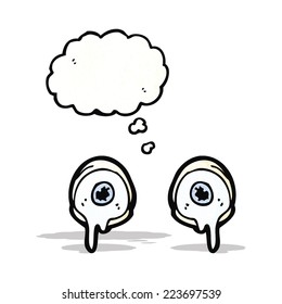 crying eyes cartoon