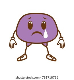 crying face emoji character