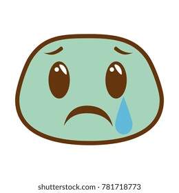 crying face emoji character