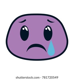 crying face emoji character