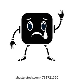 crying face emoji character