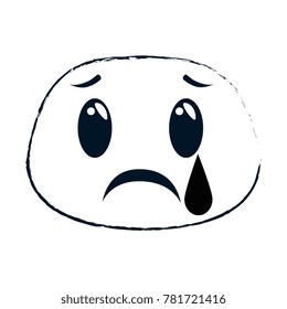 crying face emoji character
