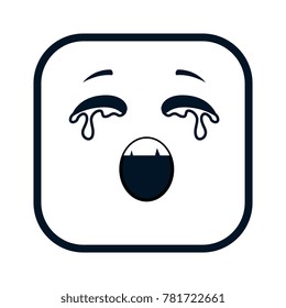 crying face emoji character
