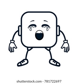 crying face emoji character