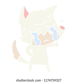 Cartoon mit glänzendem Fuchsfarben