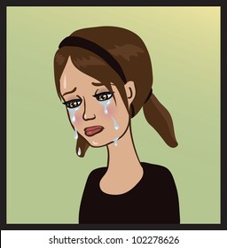 crying girl