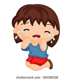Crying girl