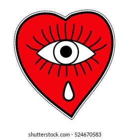 Crying heart.