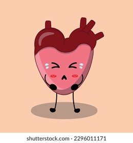 The Crying Heart Vector Design is a poignant and emotive illustration that portrays a heart-shaped character in a state of deep sorrow and anguish. 