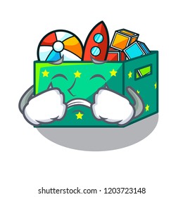Crying kids toys in the cartoon box