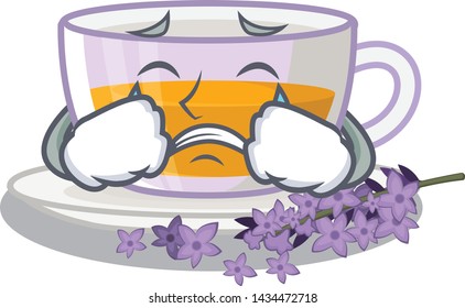 Crying lavender tea in the character fridge