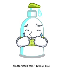 Crying liquid soap isolated