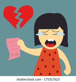 Crying love letter