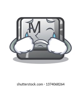Crying M button installed in game cartoons