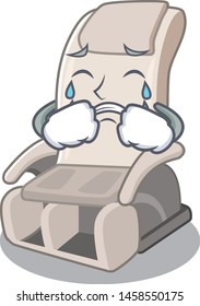 Crying massage chair the middle room cartoon