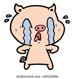 Schweinekartoon