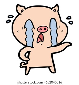 Schweinekartoon