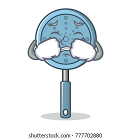 Crying skimmer utensil character cartoon