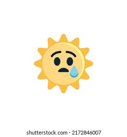Icono plano del emoji Face, signo vectorial, pictograma colorido aislado en blanco. Símbolo, ilustración del logotipo. Diseño de estilo plano