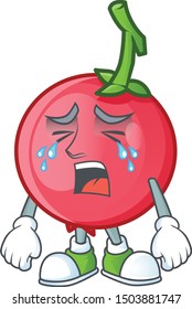 Crying sweet lovi lovi fruit for icon character.