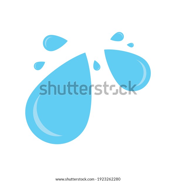 Crying\
tears of eye vector isolated on white\
background