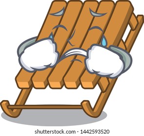 Crying toy ice sled in cartoon shape