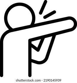 crying Vector illustration on a transparent background.Premium quality symbols.Thin line vector  icon for concept and graphic design.