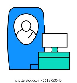 cryonics medical equipment line icon vector. cryonics medical equipment sign. isolated symbol illustration