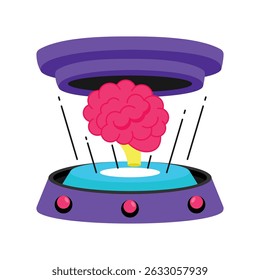 Icono de estilo de Vector de Cryonics. Archivo Eps 10