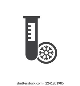Cryopreservation Icon Sign Symbol Vector