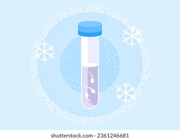 Cryopreserved sperm. Frozen sperm utilization. IVF freezing. Cryopreservation of genetic material. Reproductive technology. Artificial insemination