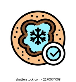 cryosurgery freeze color icon vector. cryosurgery freeze sign. isolated symbol illustration