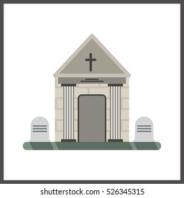 Crypt and cemetery