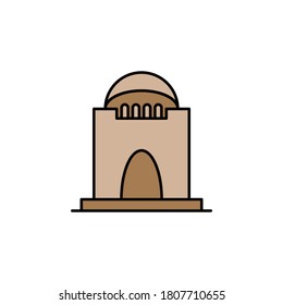 crypt, death outline icon. detailed set of death illustrations icons. can be used for web, logo, mobile app, UI, UX