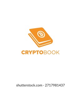 Crypto Book Logo Vector Icons Simple