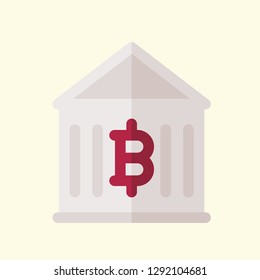 Crypto Business Flat Icon Vector Graphic Download Template Modern